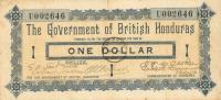 p1 from British Honduras: 1 Dollar from 1894